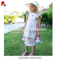 JannyBB floral printed apron toddler dress